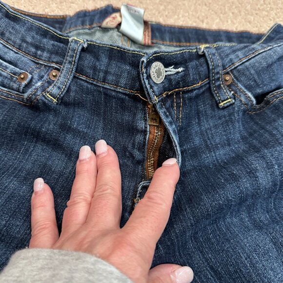 Lucky Brand Jeans Penelope Sundown Straight Boho Western Size 28 #7WP1040 - G161 - Picture 8 of 13